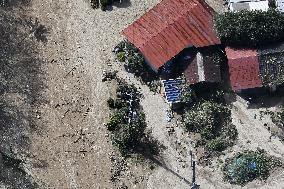 Aftermath of Typhoon Hagibis in Japan
