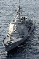 Japan destroyer collides with fishing boat, 2 fishermen missing