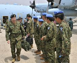 GSDF engineers arrive in South Sudan