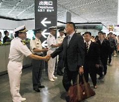 Advance team for antipiracy aircraft operations leaves Japan