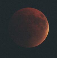 Total lunar eclipse observed in Hokkaido