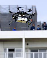 Japan starts trial drone home delivery service in Chiba