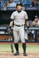 Baseball: Ichiro hitless in Marlins' win