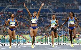 Olympics: U.S. medal sweep in women's 100m hurdles