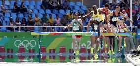 Olympic scenes: Heat haze on athletics track