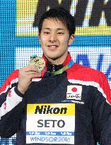 Seto completes 400 IM three-peat at short-course worlds