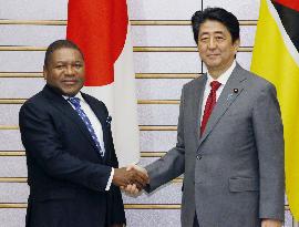 Japan, Mozambique leaders jointly condemn N. Korea missile launches