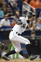 Baseball: Ichiro singles in Marlins' 9-2 win