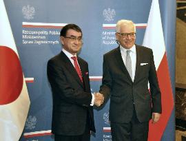 Japan, Poland foreign ministers