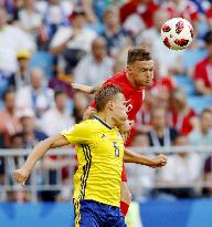 Football: England vs Sweden at World Cup