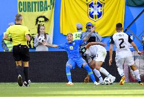 Football: Brazil vs. Costa Rica at World Cup