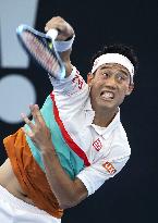 Tennis: Nishikori at Brisbane Int'l