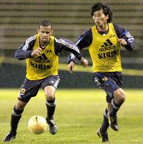 Japan practice ahead of friendly vs U.S.