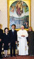 Japanese Prime Minister Aso meets with Pope Benedict XVI