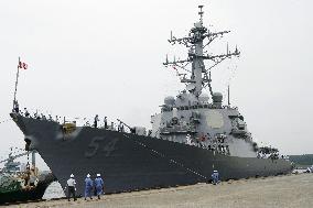 U.S. destroyer sails into S. China Sea area claimed by China