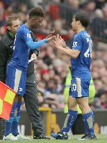 Leicester's title celebrations put on hold after draw at Man Utd