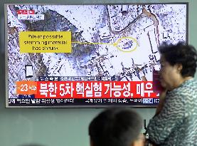 M5.3 explosion detected in N. Korea, believed to be nuclear test