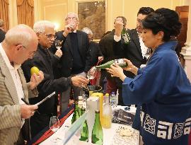 Japanese Embassy in London hosts sake-tasting event
