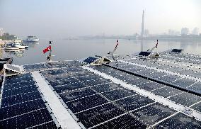 Solar-powered boats begin operating in Pyongyang