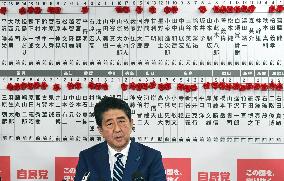 Abe camp wins big in election, gets impetus for Constitutional reform