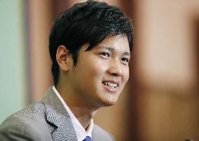 Baseball: Otani announces desire to move to majors via posting system