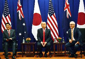 U.S., Japan, Australia summit talks in Manila