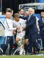 Football: Uruguay vs France at World Cup