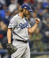Baseball: Kershaw of Dodgers at NLCS