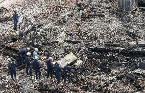 Fire at Shuri Castle in Okinawa