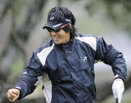 Ishikawa practices for Pebble Beach golf