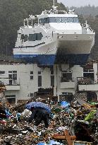 Tsunami aftermath in Otsuchi