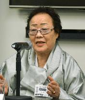 Ex-comfort woman condemns bilateral pact