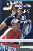 Japan's Hozumi, Kato advance to 3rd round at U.S. Open