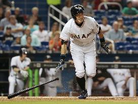Baseball: Suzuki gets 2 hits as Marlins end 5-game skid