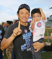 Baseball: Cubs celebrate division title with home fans