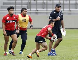 Rugby: Japan training for match vs Argentina