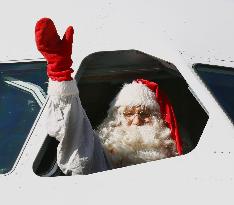 Santa Claus visits Japan ahead of Christmas