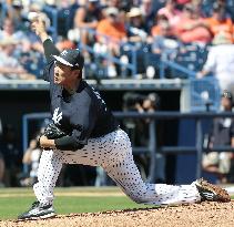 Yankees Tanaka marks 2 scoreless innings