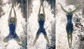 Suzuki at 50M breaststroke elimination