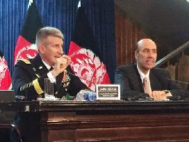 Top U.S. commander in Afghanistan speaks at news conference