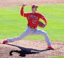 Baseball: Los Angeles Angles' Ohtani