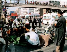 Sarin gas attack on Tokyo subway in 1995