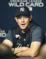 Baseball: Yankees' manager Boone