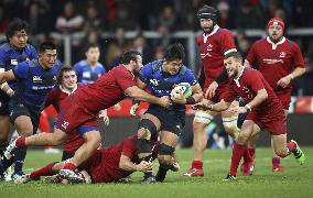 Rugby: Japan-Russia test match