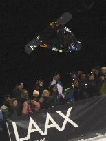 Snowboarding: World Cup men's halfpipe event