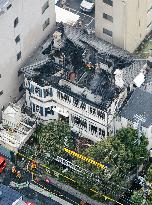 Kobe French restaurant gutted by fire