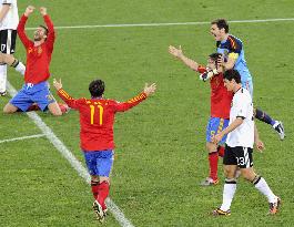 Spain beat Germany to reach World Cup final