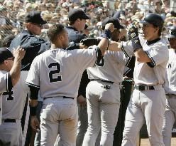 H. Matsui records 100th RBI as Yankees destroy Oakland