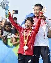 Japan's Michishita wins silver in women's marathon at Paralympics