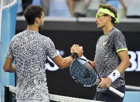 Tennis: Dimitrov moves into Australian Open q'finals